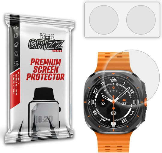 Set 2 Grizzglass Paperscreen Протектори За Екрани За Смарт Часовници Съвместими Samsung Galaxy Watch Ultra Прозрачни