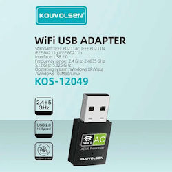 Kouvolsen KOS-12046 Drahtloser Wi-Fi USB Netzwerkadapter Kouvolsen KOS-12046 Drahtloser Wi-Fi USB Netzwerkadapter