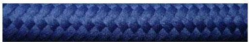 Eurolamp Stoffkabel 2x0.75mm² in Blauer Farbe 1m 147-13303