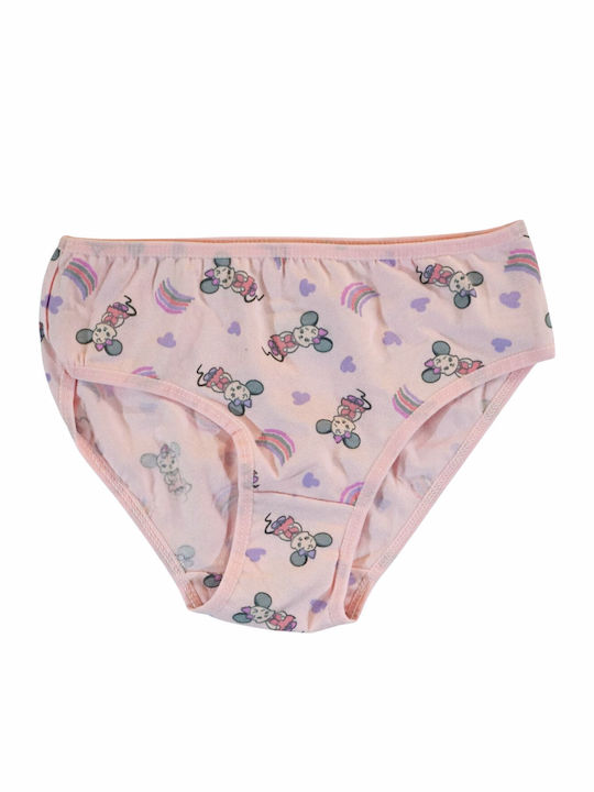 A.D.N Mouse Party Brief Kids Pink Panties