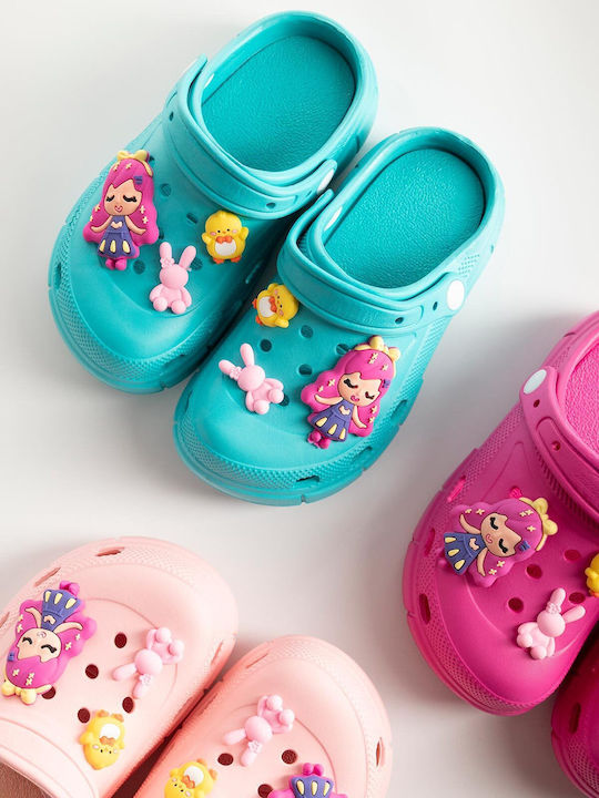 Kids Beach Clogs Turquoise ΠK26-151-0141-1-TYRKOUAZ