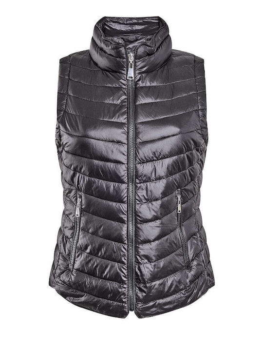 Celestino Damenjacken Ärmelloses Steppjacke Schwarze