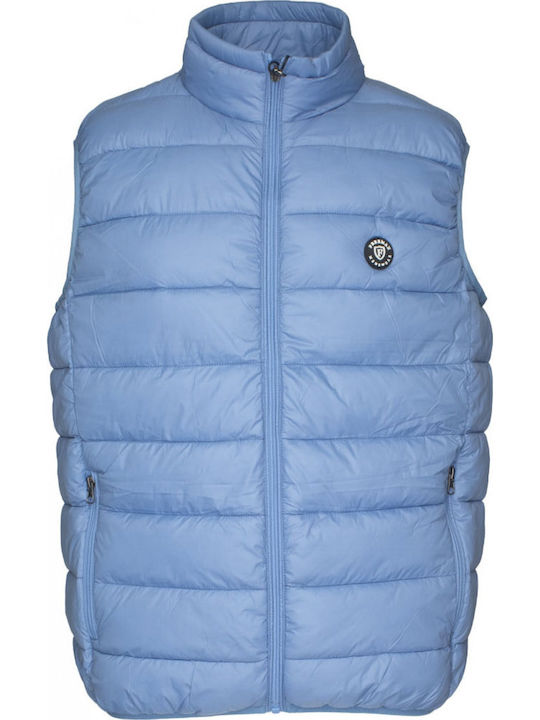 Sleeveless Jacket Light Blue