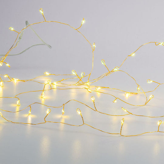 LED Lights 2.5m Warm White Battery String 5pcs