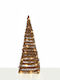 Illuminated Christmas Decorative Snowy Tree Cone 60cm Battery White