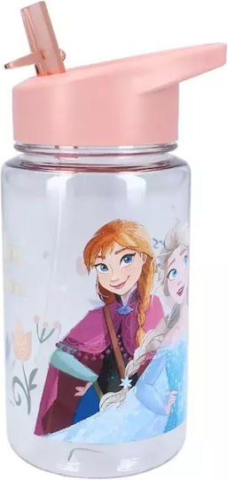 Frozen Παιδικό Παγούρι Frozen με Καλαμάκι 450ml