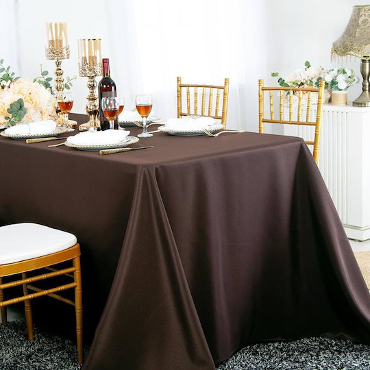 Kotonia Home Față De Masă Din Bumbac Dark Chocolate 180x300 Cm