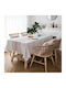 FRIPIA Linen Tablecloth With Multicolour Embroidery 140x220cm