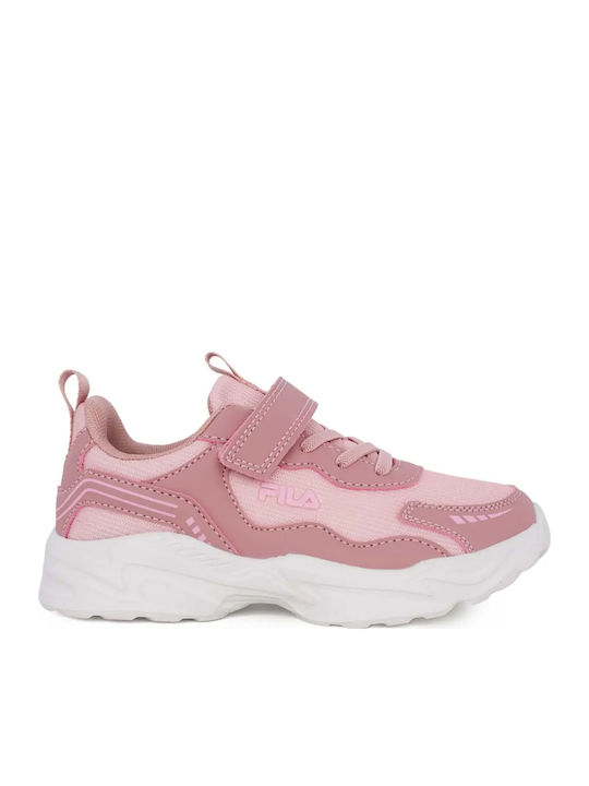 Memory Kids Sneakers with Hoop & Loop Closure Pink
