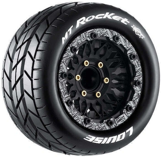 Louise Mt-rocket 1/10 Maxx Soft Tires & Wheels Mft Lt3307sx