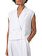 Fracomina Short Women's White Blazer