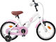 vidaXL 12 Kids' Bicycle City White