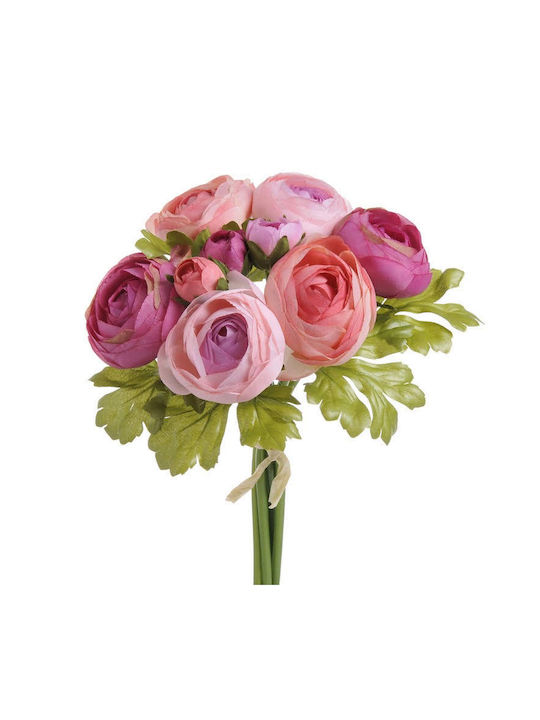 Pink Buttercup Bouquet 25cm