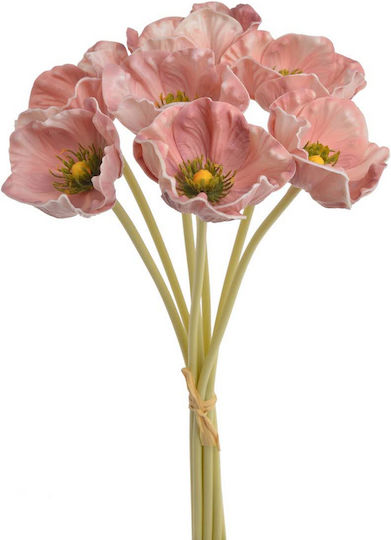 Anemones Bouquet Artificial Flowers Light Pink 33cm