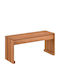 Wooden Outdoor Bench 50x40x81cm