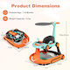 Costway Baby Walker For 7+ Months Orange