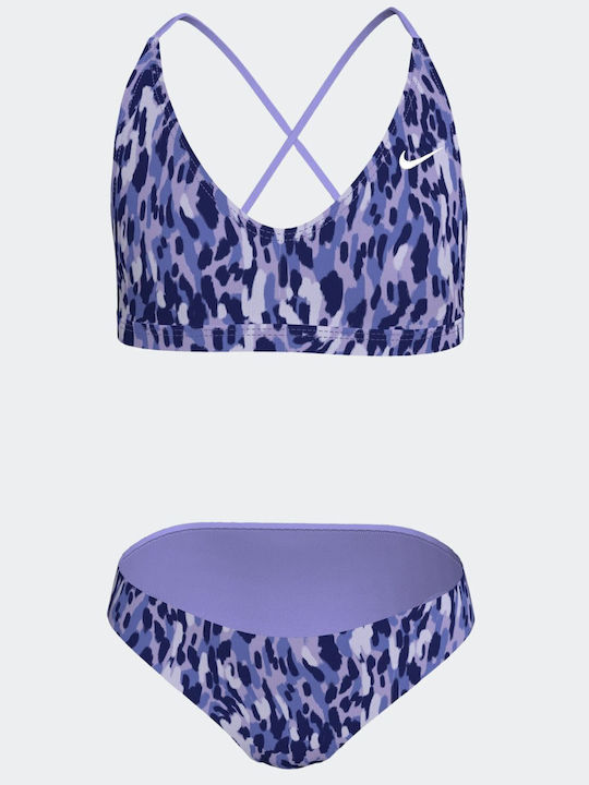 Nike Lace Up Kids Swimwear Bikini Purple