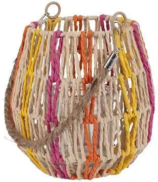 Mehrfarbige Laterne 16x16x16cm Mehrfarbige Laterne 16x16x16cm