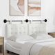 vidaXL Leather Bed Headboard Cushion White 130x...