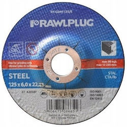 Rawlplug 125x6.0x22.23мм Корундов Шкурове За Полиране Метал 10 Бройки Rt-gdm-125/6