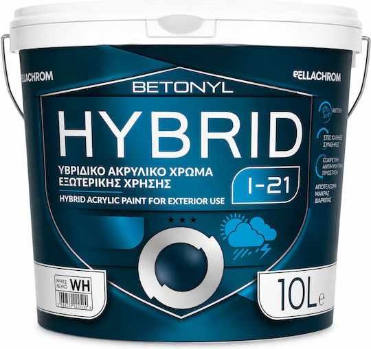 Pellachrom Hybrid Interior & Exterior House Paint Acrylic White 10lt