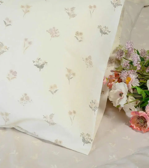 Melinen Spring Set Pillowcases Beige 50x70cm