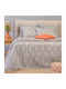 Melinen Kai Комплект Чаршафи King Size 260x270см Сиви (4 броя)