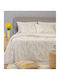 Melinen Rea Double Bed Sheets Set With Rubber Hugger 150x200+32cm 4 Pieces