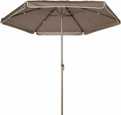 Lianos Strandsonnenschirm 2.2m Braun Lianos Strandsonnenschirm 2.2m Braun