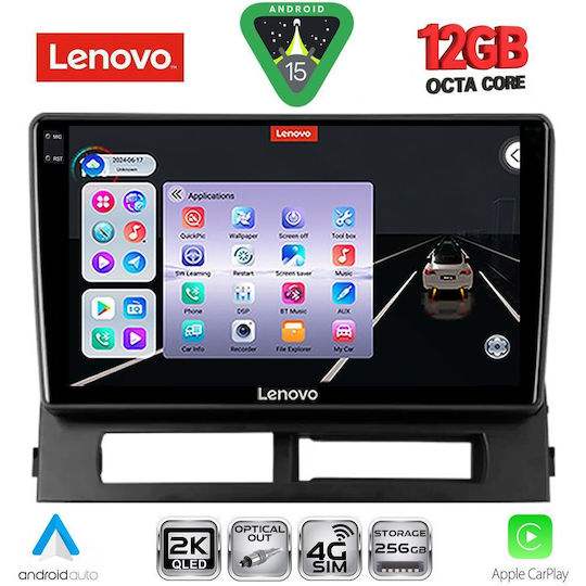Lenovo Car Audio System for Toyota Prius BMW X1 / X3 / X4 2003-2009 with Clima (Bluetooth/USB/WiFi/GPS/Apple CarPlay/Android Auto) with 9" Touch Screen