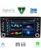 Digital IQ Ηχοσύστημα Αυτοκινήτου για Seat Leon / Ibiza 2015-2017 (Bluetooth/USB/WiFi/GPS/Apple-Carplay/Android-Auto) με Οθόνη Αφής 7"