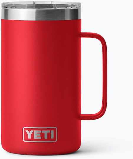 Yeti Yeti Thermosflasche Rostfreier Stahl BPA-frei 710ml Rettungsrot
