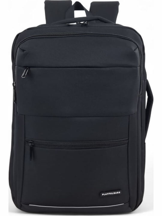 Playful Bags Τσάντα Πλάτης για Laptop σε Μαύρο χρώμα