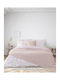 Nima Κουβέρτα Πικέ Υπέρδιπλη 240x260εκ. Powder Pink