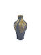 Artekko Decorative Ceramic Blue Vase 23x23xH41.5cm