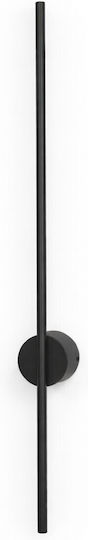 VenCore Lampă de Perete LED Negru 6x10 cm