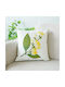 FRIPIA FRIPIA Dekorativer Kissenbezug Gelbes 45x45cm