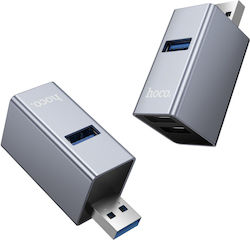 Hoco Hub USB 3 Porturi USB-A HB54 Hoco Hub USB 3 Porturi USB-A HB54
