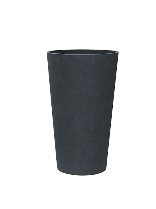 Harmony Skopelos Flower Pot Black 36.5x36.5x62cm