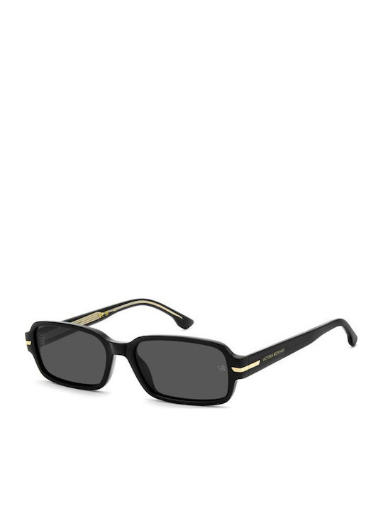 Victoria Beckham Unisex Sonnenbrillen mit Schwarzem Rahmen und Schwarzen Gläsern