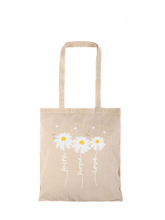 Geantă De Cumpărături Naturală Cu Mânere Lungi Daisy 2