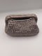 Leather Women's Handbag Silver