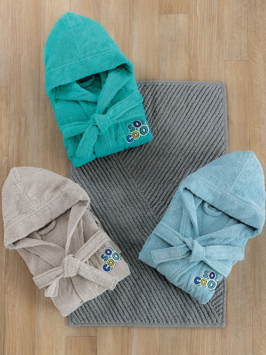 Palamaiki Kids Bathrobe Cool Cool Green Hooded