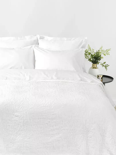 Nima Κουβέρτα Ξενοδοχείου King Size Λευκή 270x270cm