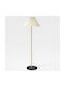 VenCore Stehlampe H150xB35cm mit Lampenbirnensockel E27 Gold
