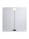 VenCore Floor Lamp H165xL35cm with Socket for E27 Bulb Black