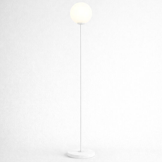 VenCore Stehlampe Y165xM35cm mit E27 Lampenbirnensockel Weiß