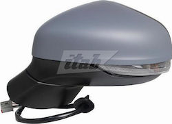Electric Heated Electric Folding Painted Mirror with Signal & Safety Light & Blis A Quality 12pin Convex Glass Suitable for Ford Fiesta 2017 Hj Hf 2090896 Left 1 Pc