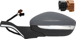Carro Autoseitenspiegel Elektrisch Beheizt Mit Signal Chromfarben Basis 9pin Konvexes Glas Für Peugeot 2008 I 2016-2019 Cu 1607511580 Links 1 Stück