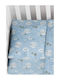 Dimcol Smile Kids Pillowcase Made of 100% Cotton 35x45cm Blue